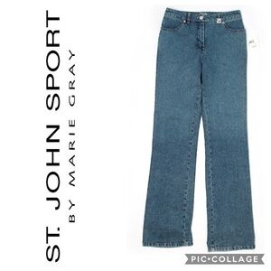 St. John Sport High Waisted Jeans Sz 0 Women’s Denim